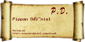 Pippan Dániel névjegykártya